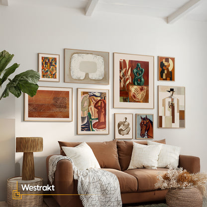 Westrakt - Curated Framed Wall Art Gallery Set