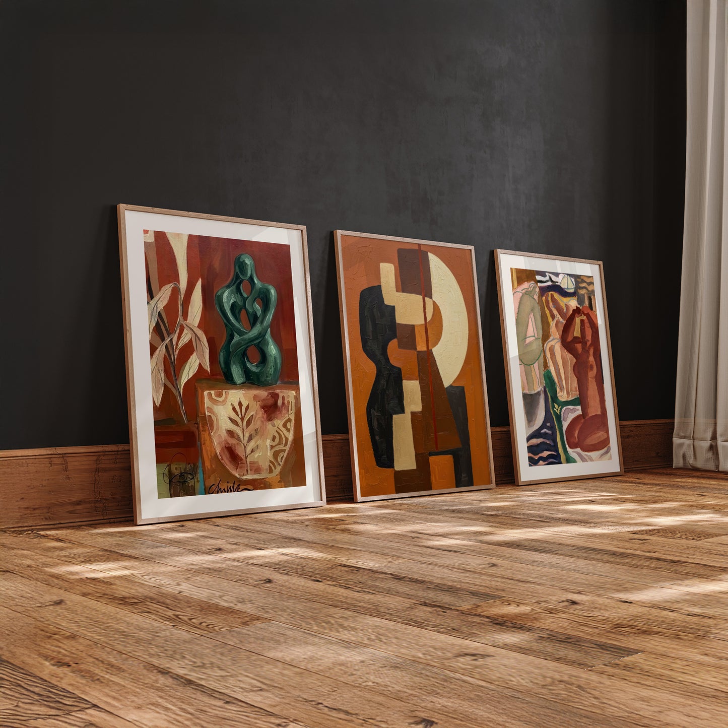 Westrakt - Curated Framed Wall Art Gallery Set