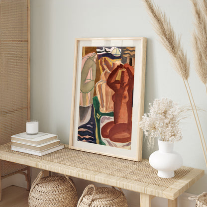 Westrakt Curated Framed Wall Art Gallery Set - 9 Mid-Century & Abstract Prints