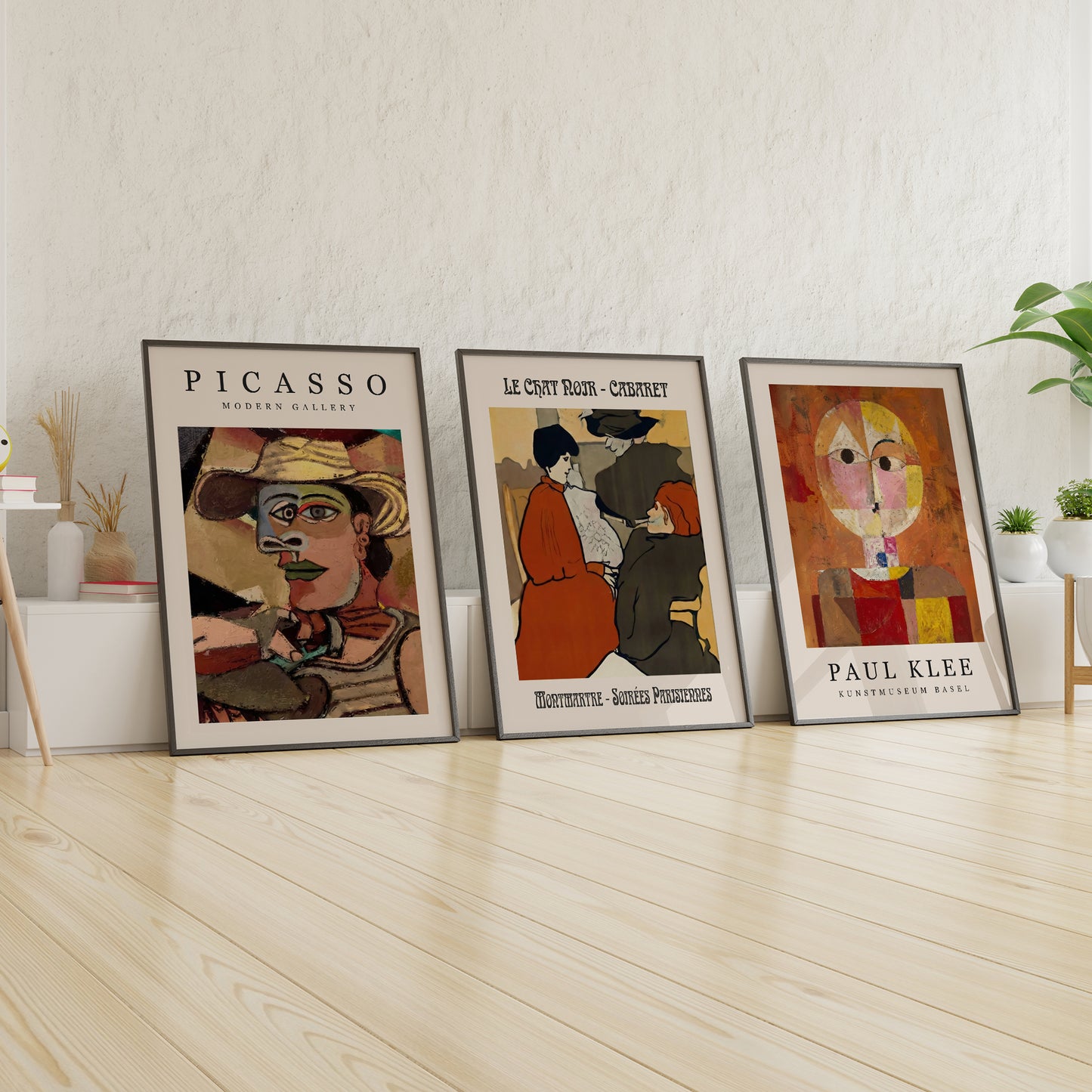 Burnt Orange Gallery Wall Set with Eclectic Curated Wall Art Prints Bundle, Ready to Hang Organic Modern Living Room Wall Decor