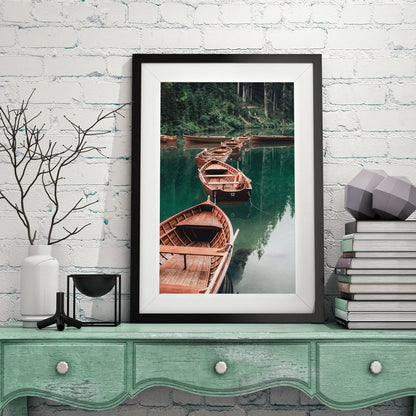 Wonder Lake - Neutral Landscape Gallery Wall Set of 5 Pieces FRAMED