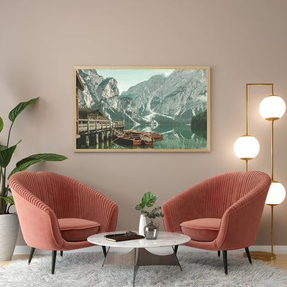 Wonder Lake - Neutral Landscape Gallery Wall Set of 5 Pieces FRAMED