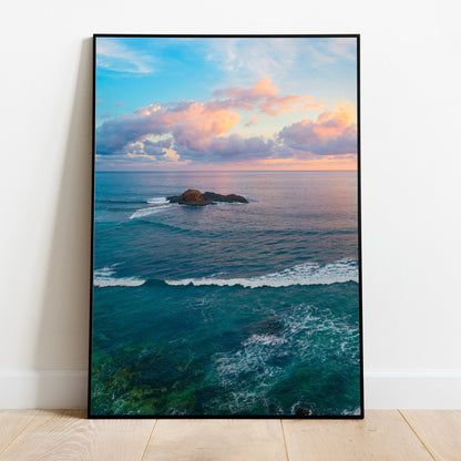 Sun Side - FRAMED Ocean Print Set of 3 Pieces