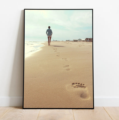 Vacation - Neutral Coastal Gallery Wall Set of 7 Pieces FRAMED