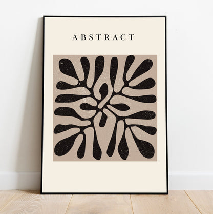 Ethnical - FRAMED Matisse Print Set of 3 Abstract Line Art Gallery