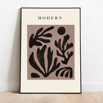 Ethnical - FRAMED Matisse Print Set of 3 Abstract Line Art Gallery