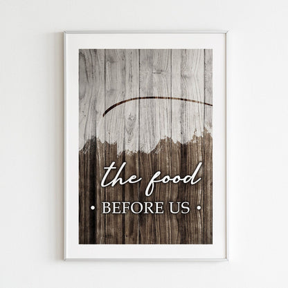 Bless - FRAMED Print Set of 3 Rustic Wall Art Gallery