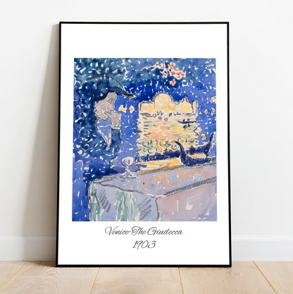 Henri Edmond Cross - Wooden Framed Wall Art Print Set of 3 Henri EDMOND