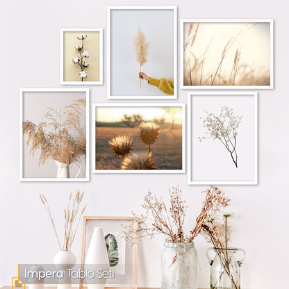 Impera - FRAMED Boho Decor Gallery Wall Set of 6 Pieces