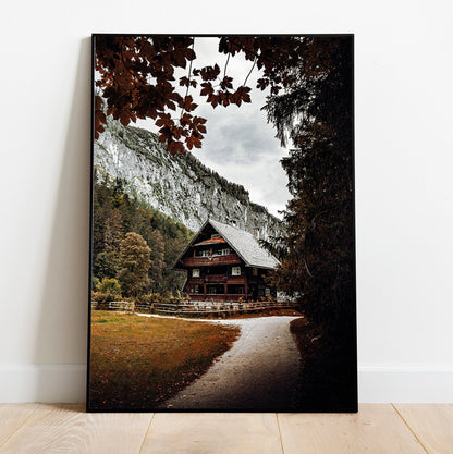 Wooden Flu - Wooden FRAMED Nature Gallery Wall Art Set of 4 Pieces