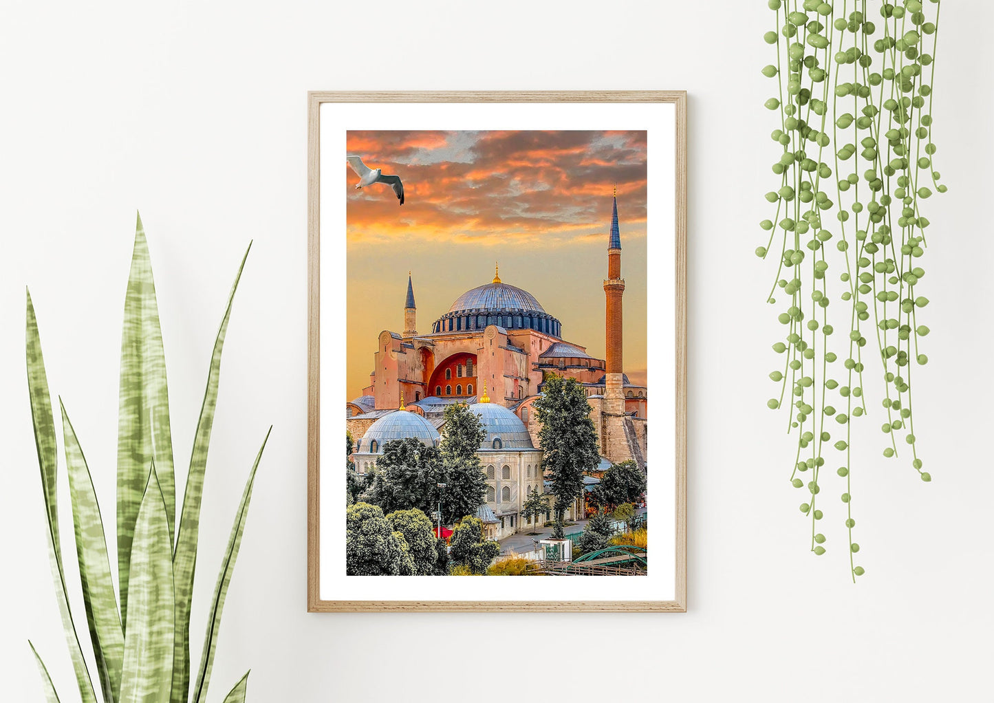 Historical FRAMED Art Print Gallery Wall Art Set Of Turkey Hagia Sophia Poster Cappadocia Prints Ephesus Framed Picture Istanbul Nimrod