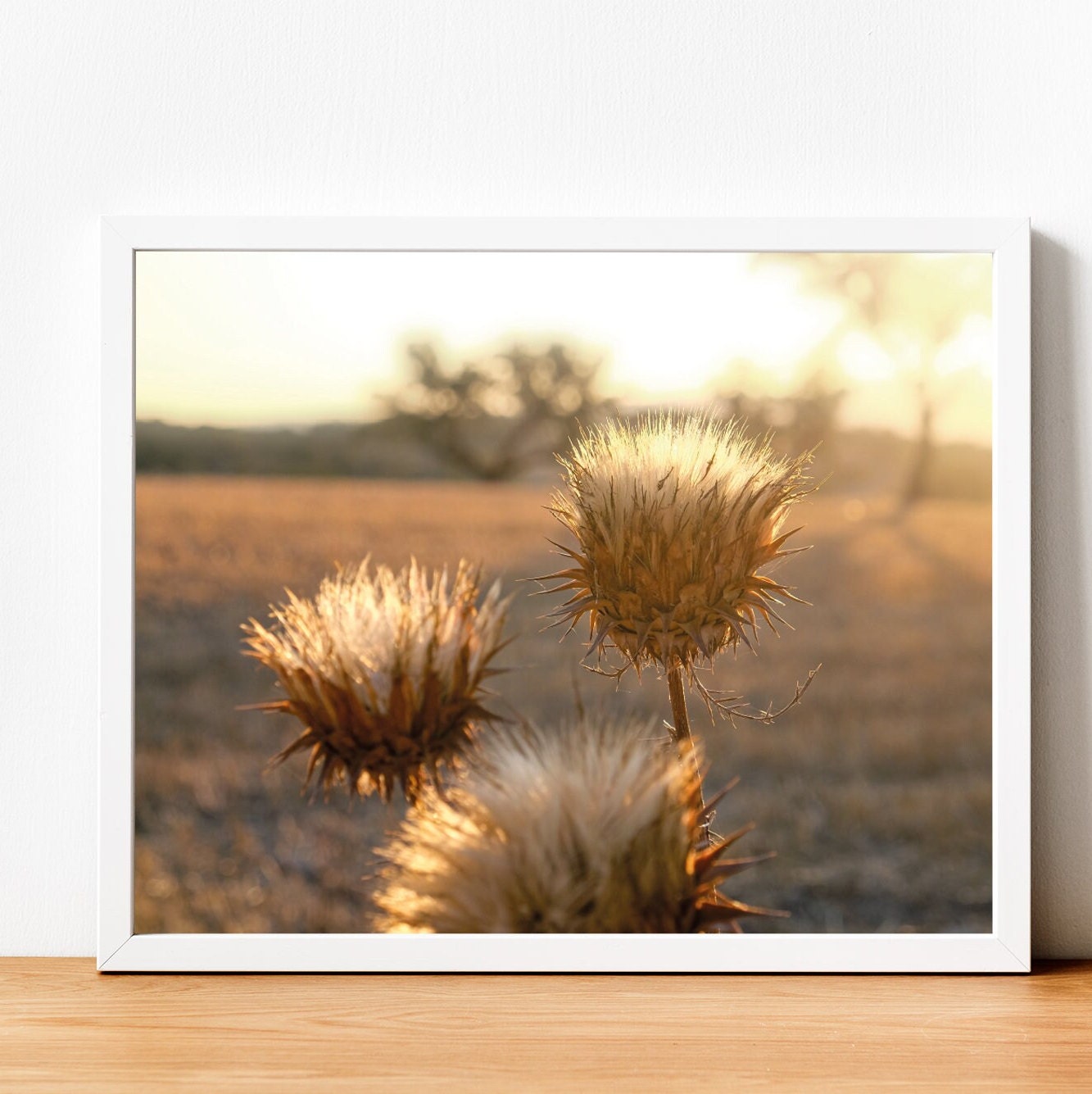 FRAMED boho decor Gallery wall set Floral wall art Boho gallery wall set framed Pampas grass Dried flower print, Landscape wall art