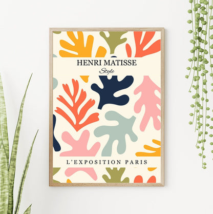 Henri Matisse - Modern Gallery Wall Art Set FRAMED of 9 Pieces