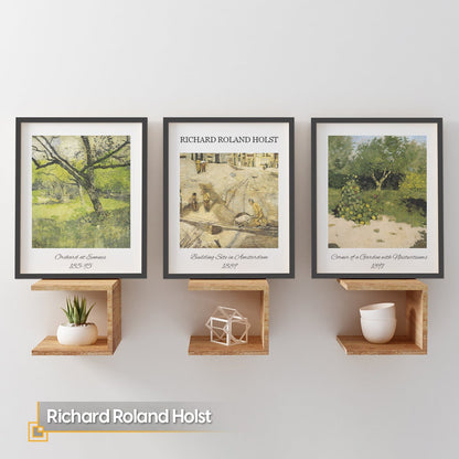 Richard Roland Host - FRAMED Exhibition Wall Art  Wall Print Set of 3 Pieces
