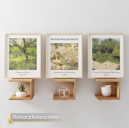 Richard Roland Host - FRAMED Exhibition Wall Art  Wall Print Set of 3 Pieces