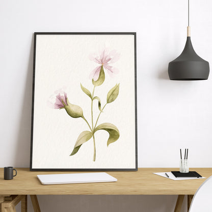 Beu Charm - FRAMED Gallery Wall Set Flower Print Set of 3 Pieces