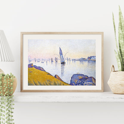 Exhibition Wall Set - Neo Impressionist Gallery Wall Set FRAMED of 7 Pieces
