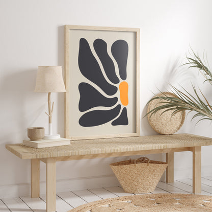 With Alone - 5 Pieces Wooden Framed Abstract Wall Art Set