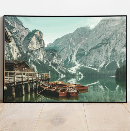 Wonder Lake - Neutral Landscape Gallery Wall Set of 5 Pieces FRAMED