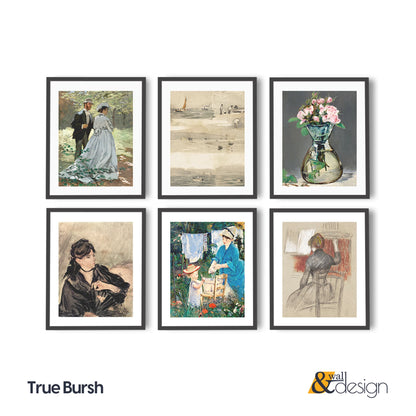 True Brush - French Country FRAMED Gallery Wall Print Set
