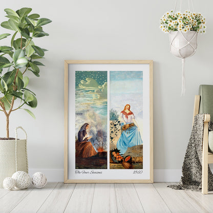 Paul Cézanne - FRAMED Wall Art Set of 6 Framed Art Prints