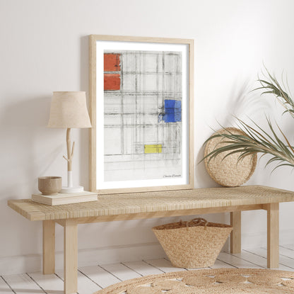 Civilization - Modern Line Art 6 Pieces FRAMED Wall Art Set
