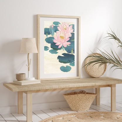 Nature Wings - Pink Flowers 5 Pieces FRAMED Wall Art Set
