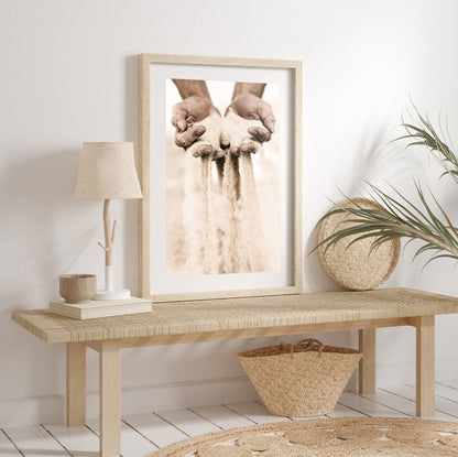 Sandzone - Coastal Landscape Wall Art Poster Set FRAMED