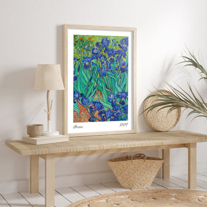 Van Gogh Flowers - Print Gallery Wall Set FRAMED Flowers Print Set