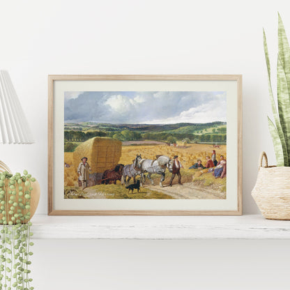 Horsemen - FRAMED Gallery Wall Set Farm House Print Set of 4 Horse Posters