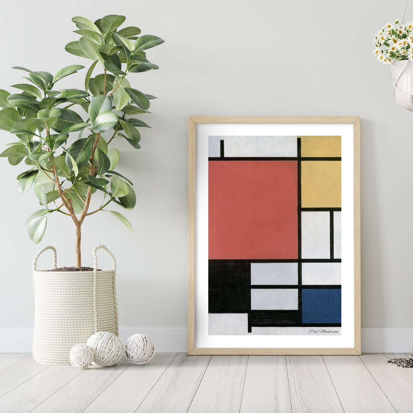 Modern Line Art 6 Pieces FRAMED Wall Art Set Framed Abstract Art Prints Framed Gallery Wall Set High Quality Print and Wooden Frames