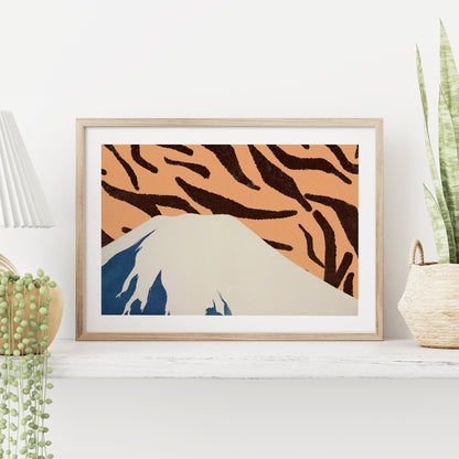 Tiger Lunge - Wall Gallery Set FRAMED 3 Piece Tiger Themed