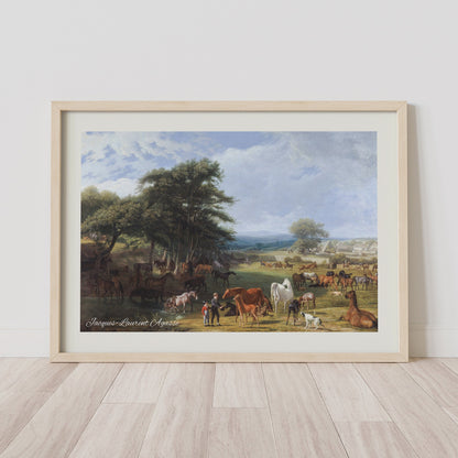 Horsemen - FRAMED Gallery Wall Set Farm House Print Set of 4 Horse Posters