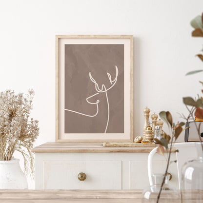 Chitdeer - 5 Pieces Wooden Framed Abstarct Wall Gallery