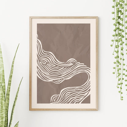 Chitdeer - 5 Pieces Wooden Framed Abstarct Wall Gallery