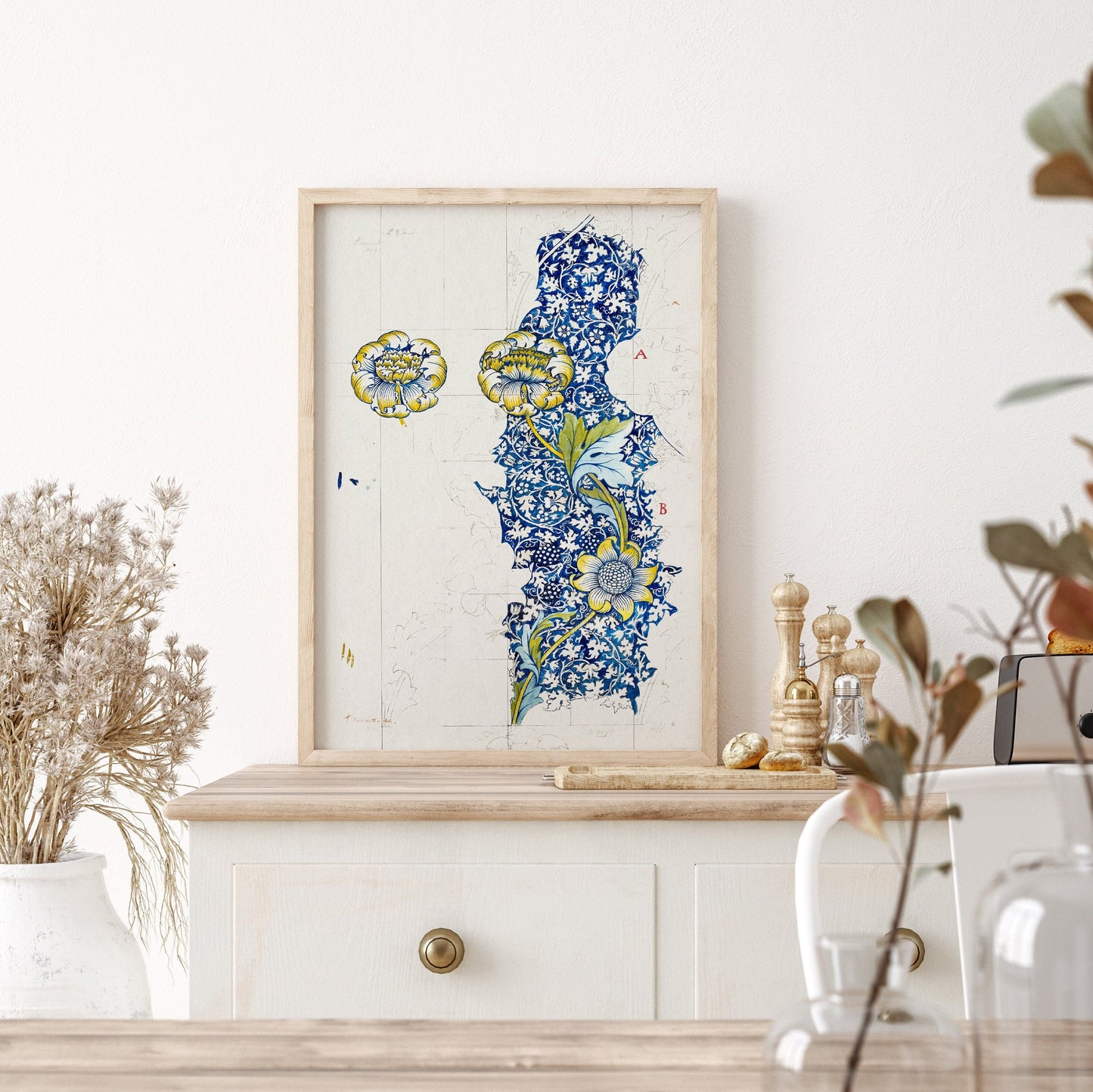 Fragmental - William Morris 5 Pieces FRAMED Wall Art Gallery
