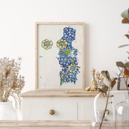 Fragmental - William Morris 5 Pieces FRAMED Wall Art Gallery