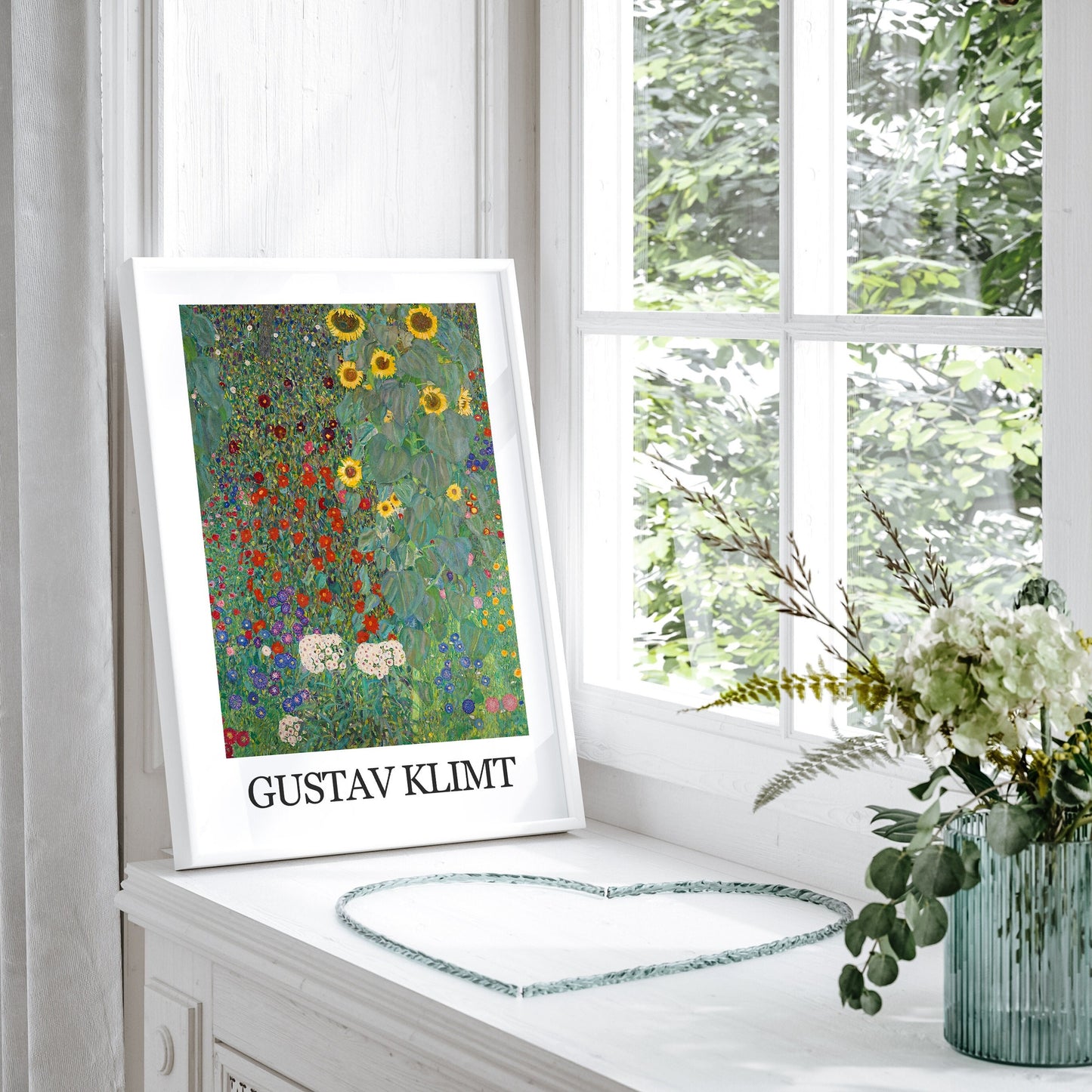 Gallery Wall Framed Set of 9 Exhibition Prints Maximalist  Wall Art Bundle Van Gogh William Morris Renoir Matisse Klimt Paul Klee