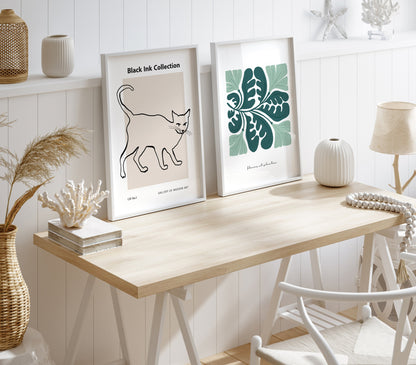 Standpoint - Eclectic Gallery Wall Set of 9 Framed