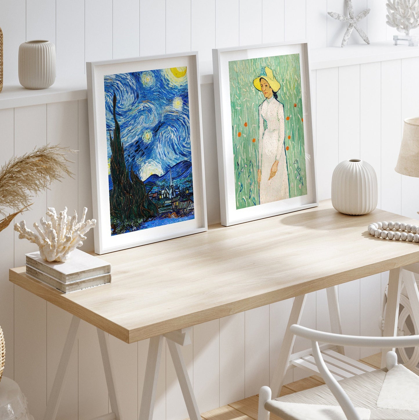 Natural Beu - Eclectic Gallery Wall Set of 8 FRAMED