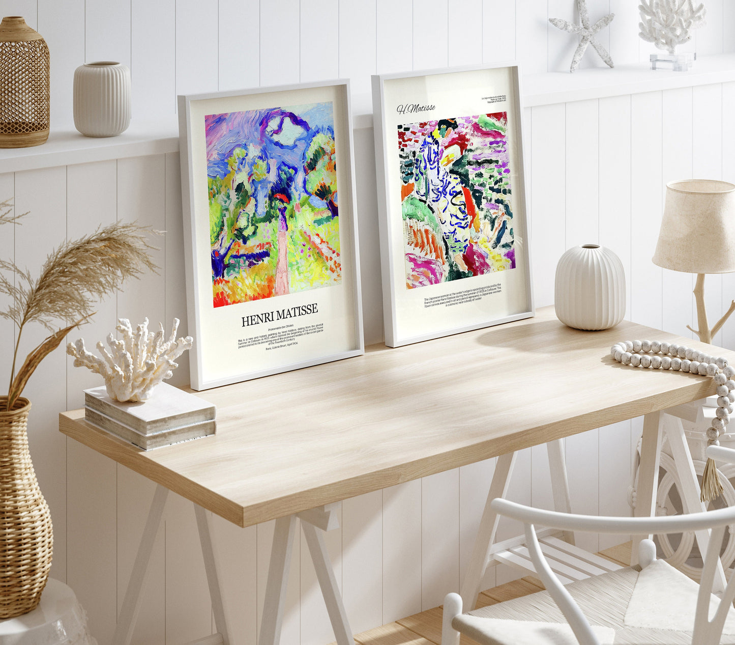 Matisse Framed Gallery Wall Set of 8 Eclectic Wall Art Maximalist Wall Decor Wall Prints Henri Matisse Bundle Large Gallery Art Prints