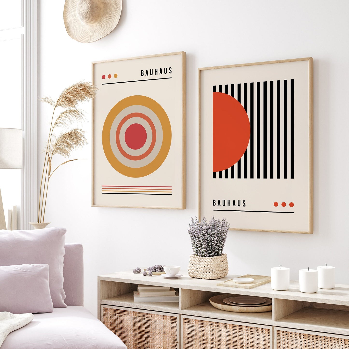 Modern Art FRAMED Gallery Wall Set of 7 Picasso Prints Framed Wall Decor Wall Prints BAUHAUS Gallery Set Henri Matisse Framed Home Deco