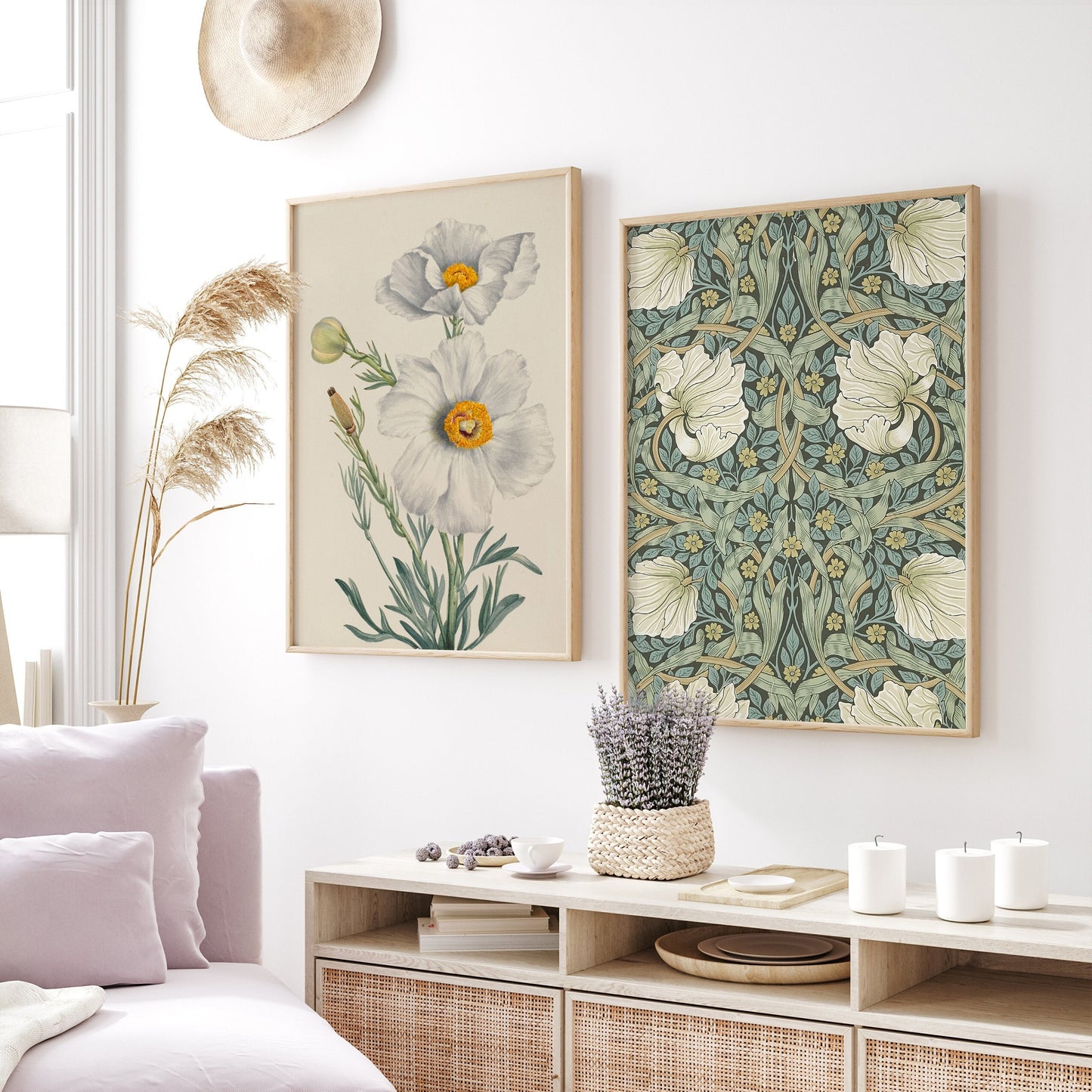 Anatolia - Eclectic Gallery Wall Set FRAMED Wall Gallery Set Of 7 Pieces