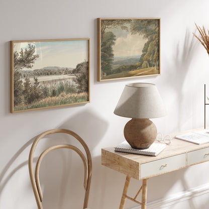 Artorium - Vintage Gallery Wall Art Set Wood FRAMED Set of 9 Pieces