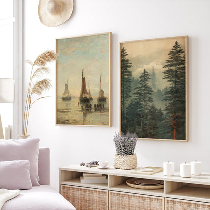 Wonder View - Landscape Gallery Wall Art Set of 8 FRAMED