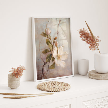Art Palette 2 - Vintage Flower Market Wall Art Gallery FRAMED Set Of 8 Pieces