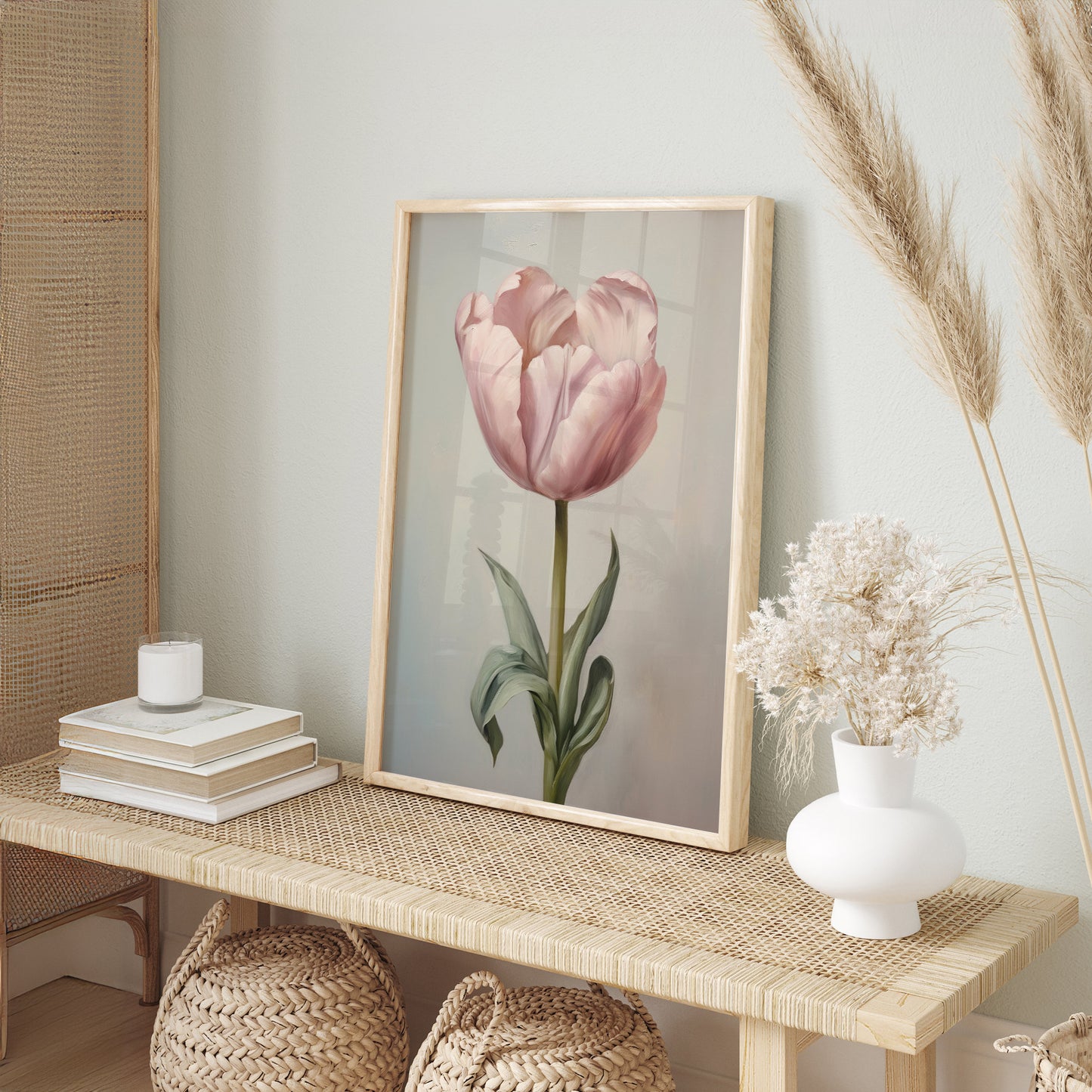 Art Palette 2 - Vintage Flower Market Wall Art Gallery FRAMED Set Of 8 Pieces